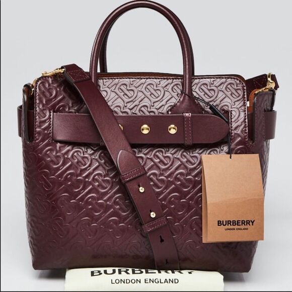 BURBERRY OXFORD EMBOSSED TRIPLE BELT PURSE NWT 1990.00 - Picture 4 of 11